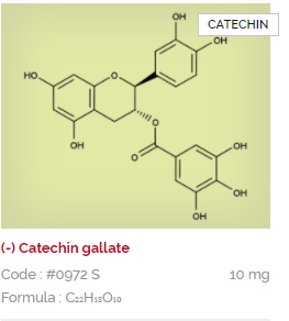 Extrasynthese Catechin Gallate Botanical Reference Material